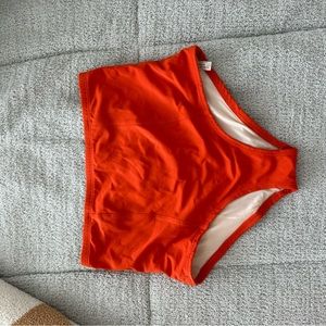 Out From Under Urban Outfitters High Waist Swim Bottoms, Criss Crossed Back